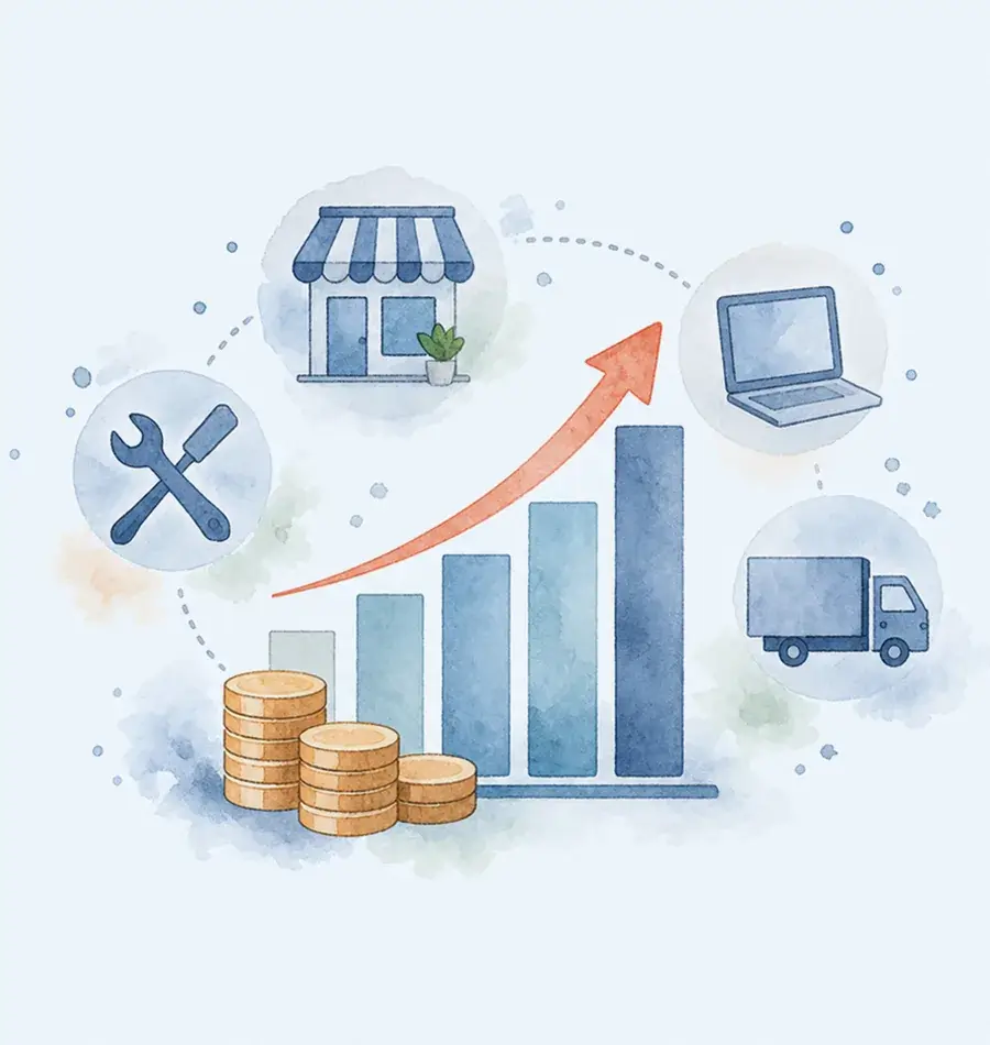 Average Small Business Revenue by Industry (2026 Benchmarks)