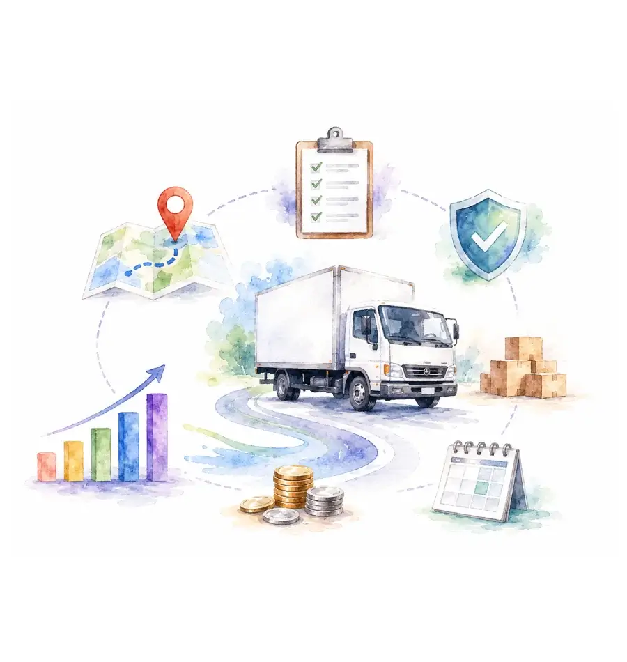 Starting a Box Truck Business in 2026: Costs, Contracts, and Financing