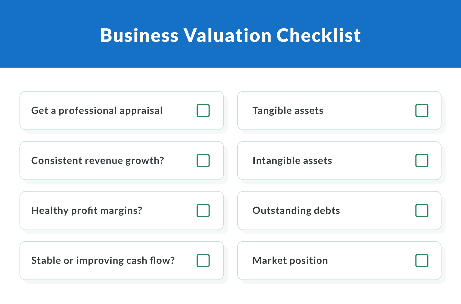 Business Valuation Checklist