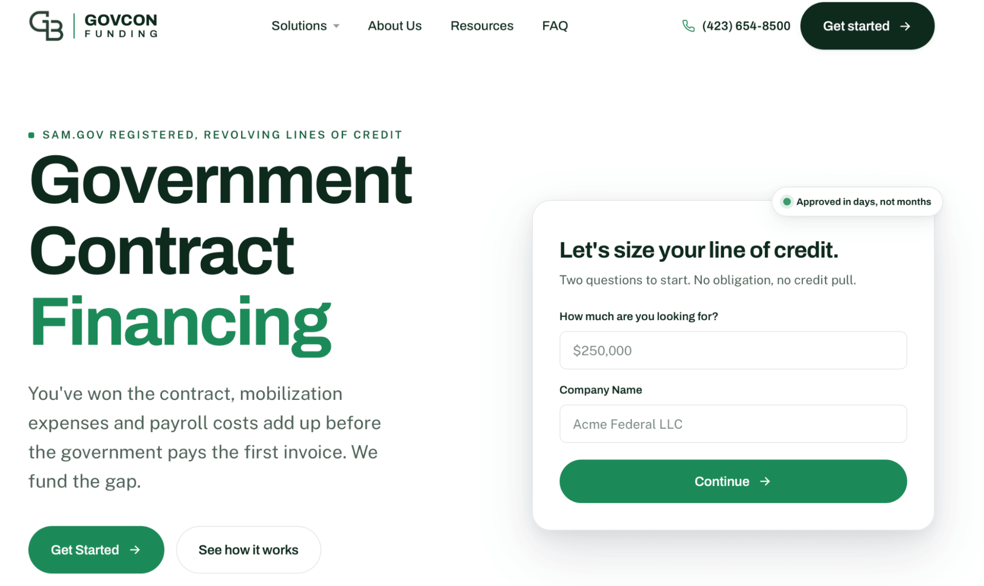GovCon Funding