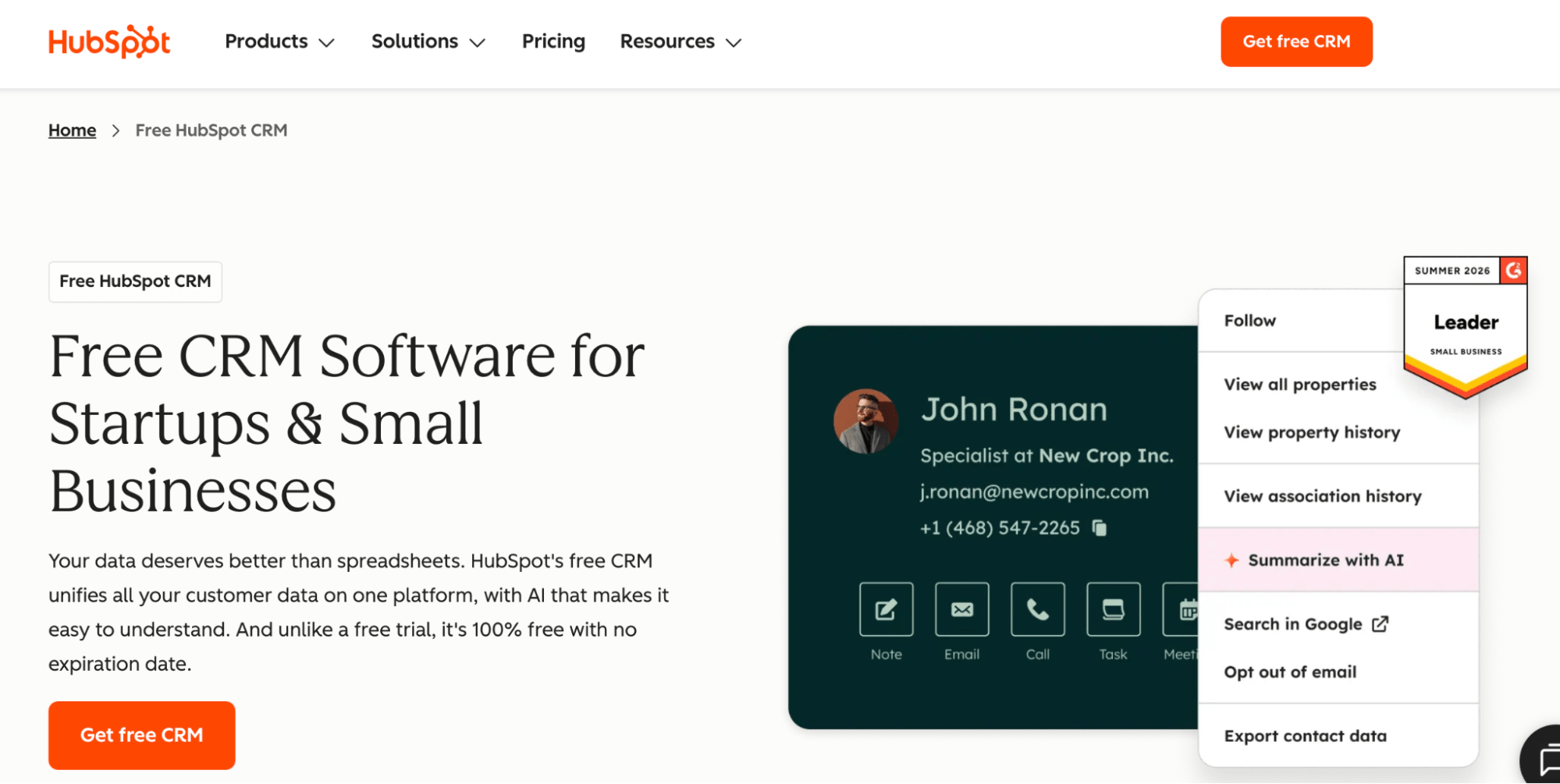 HubSpot CRM