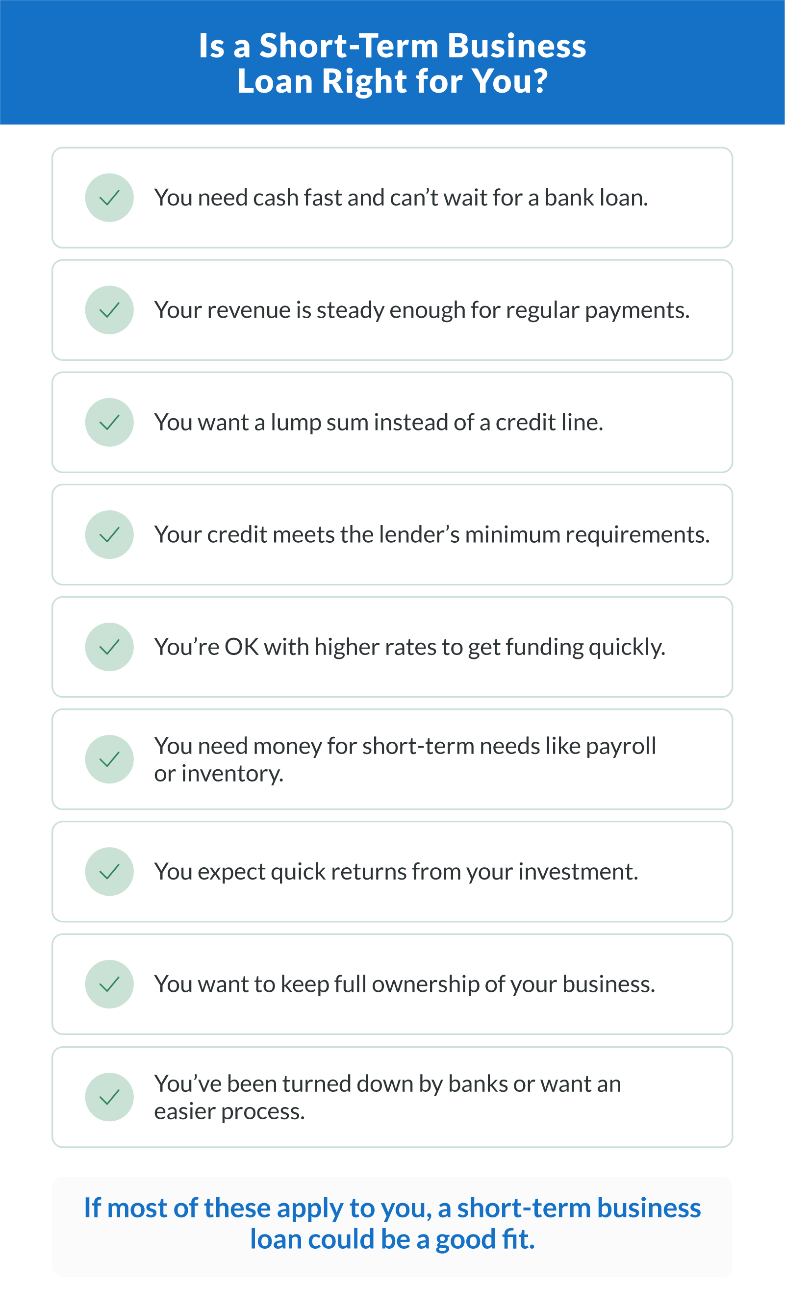 Is a Short-Term Business Loan Right for You?