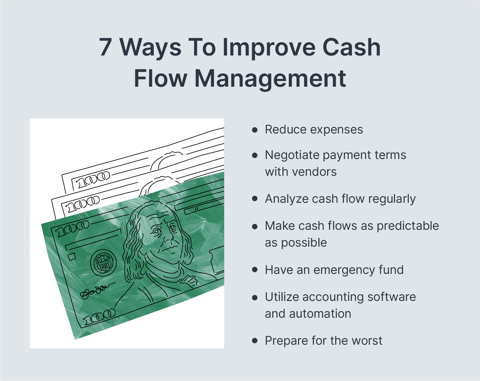 7 ways to improve cash flow management